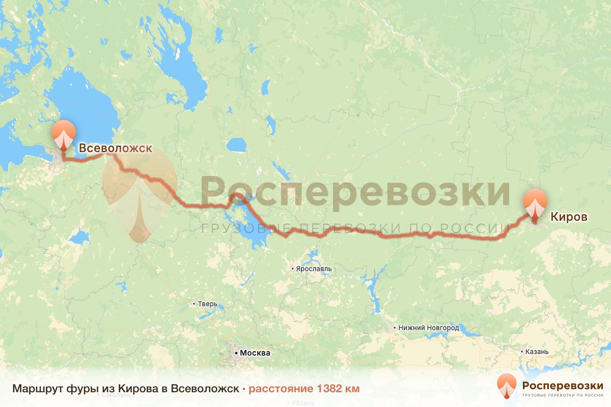 Фура Киров Всеволожск