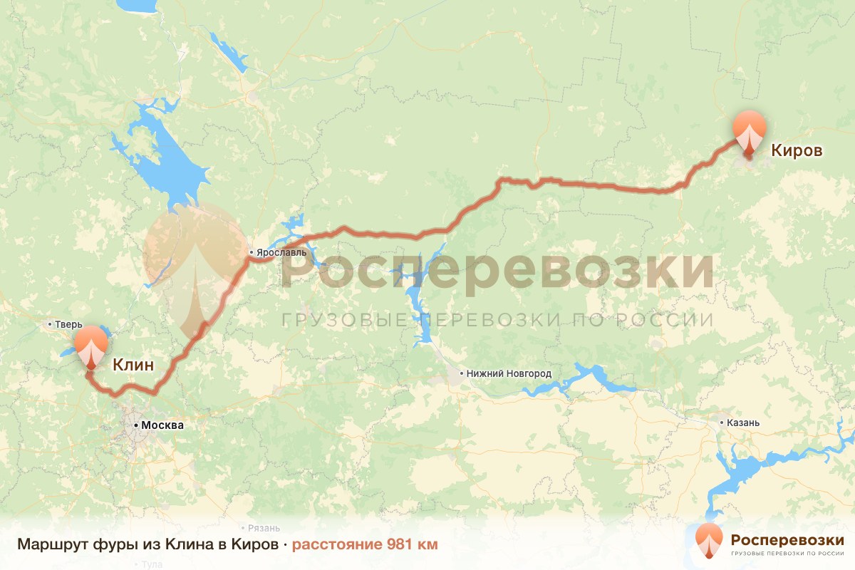 Фура Клин Киров