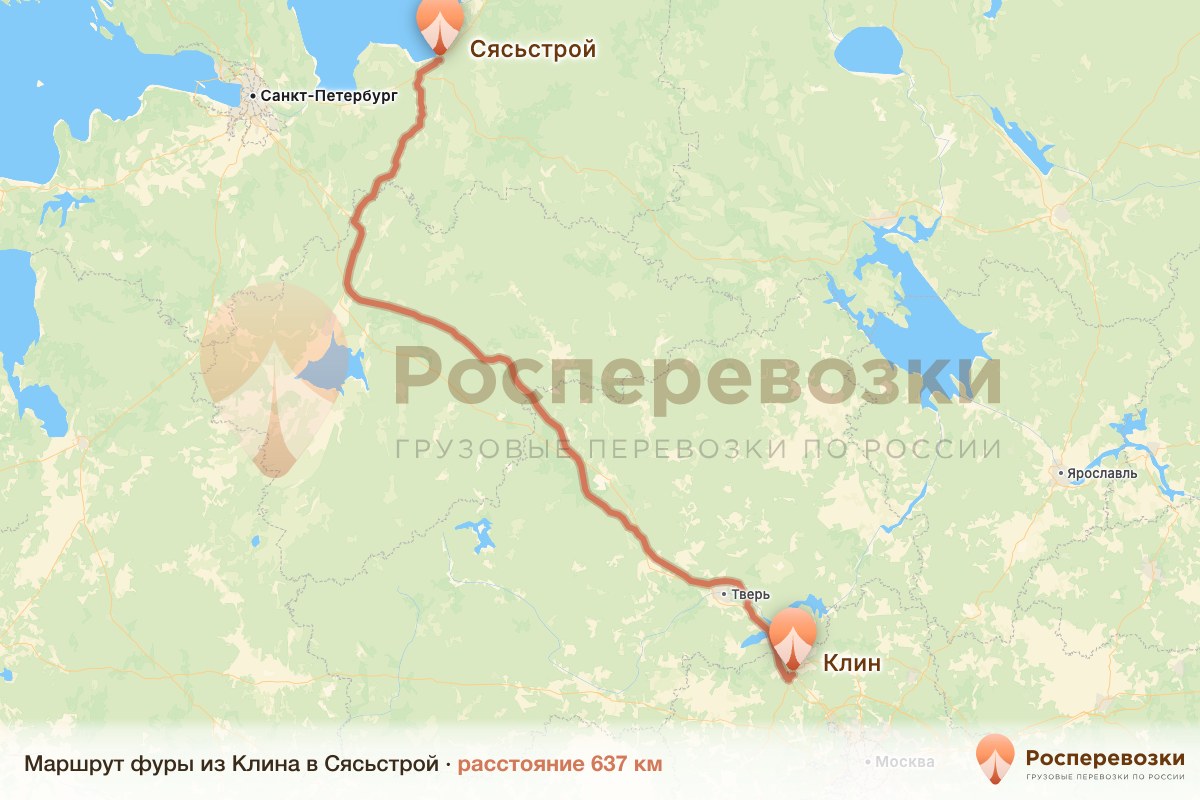 Фура Клин Сясьстрой