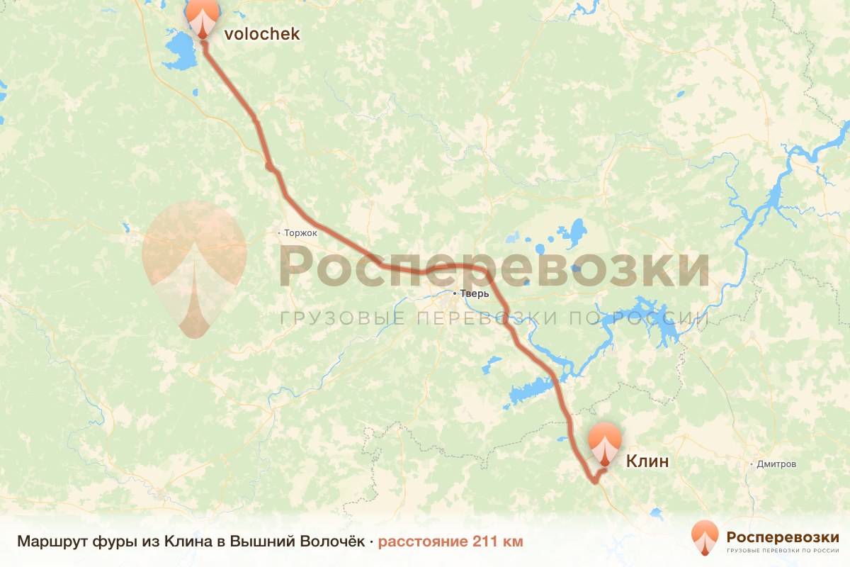Фура Клин Вышний Волочёк