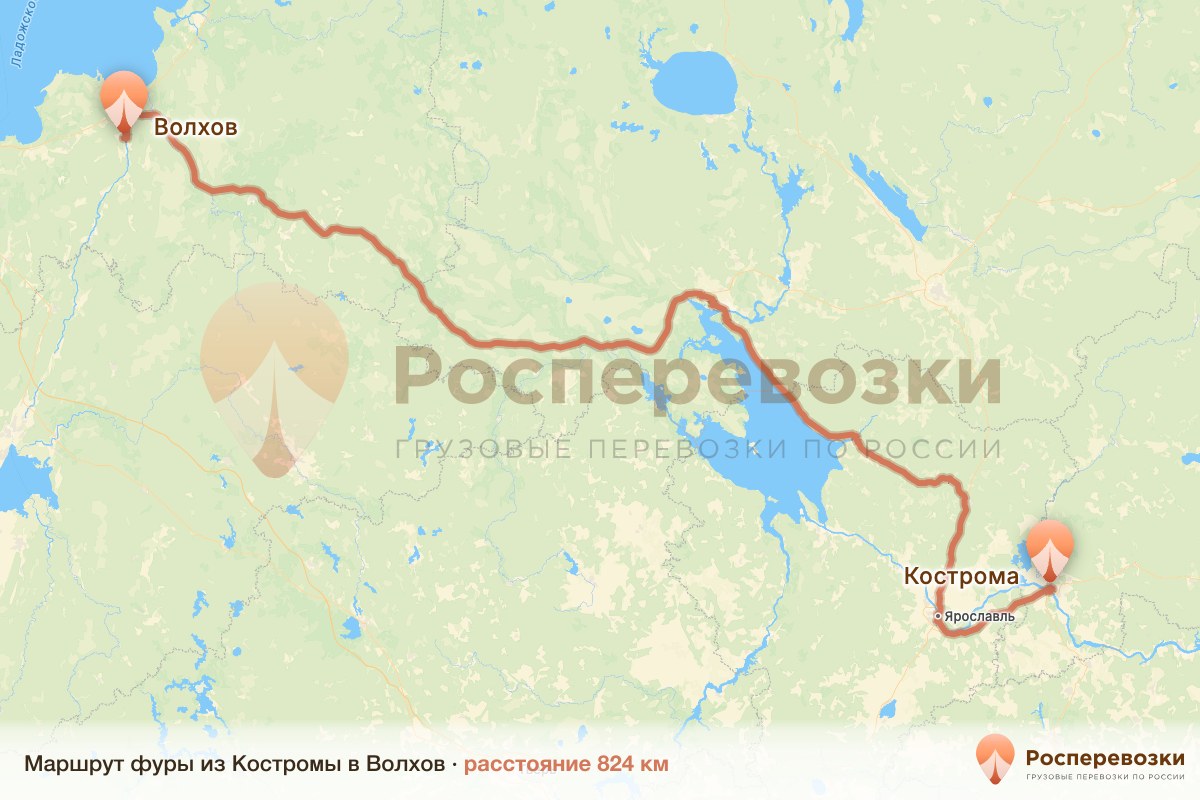 Фура Кострома Волхов