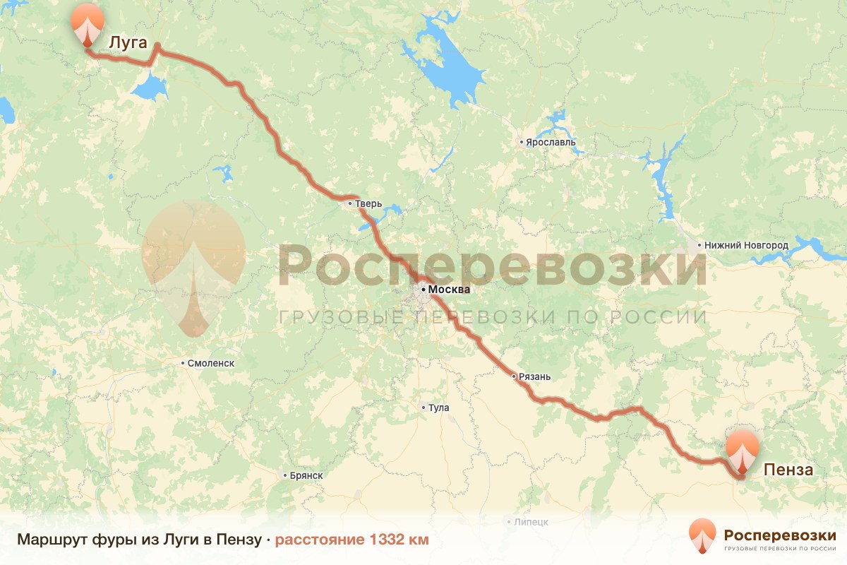 Фура Луга Пенза