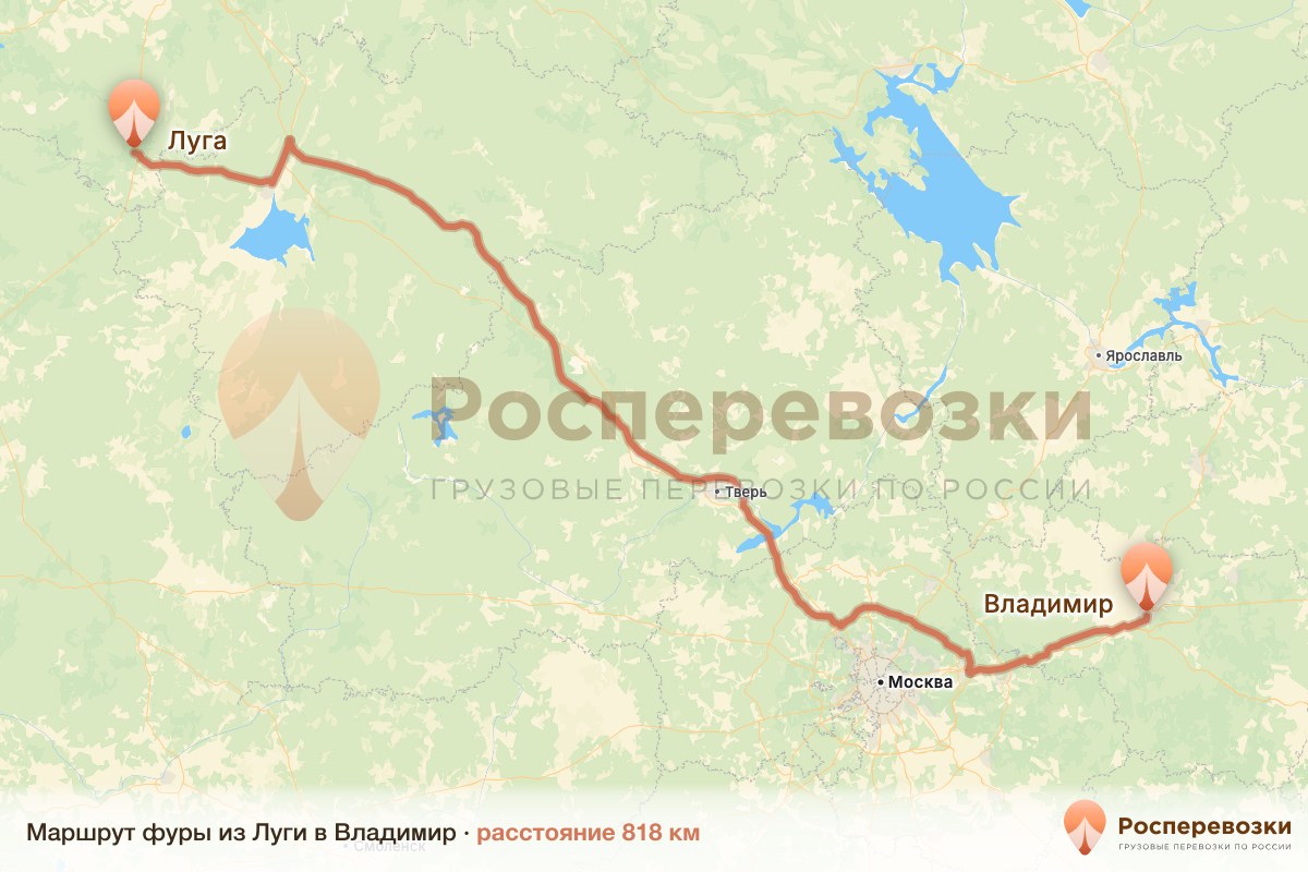 Фура Луга Владимир