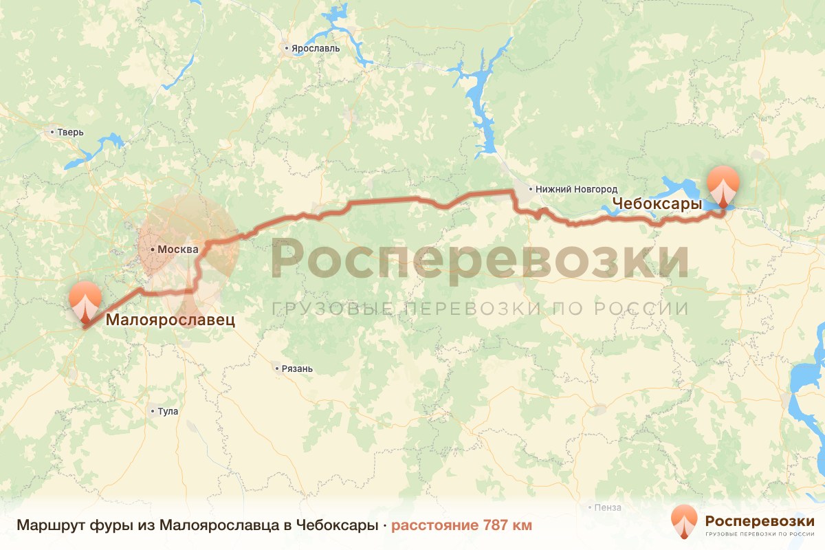 Фура Малоярославец Чебоксары