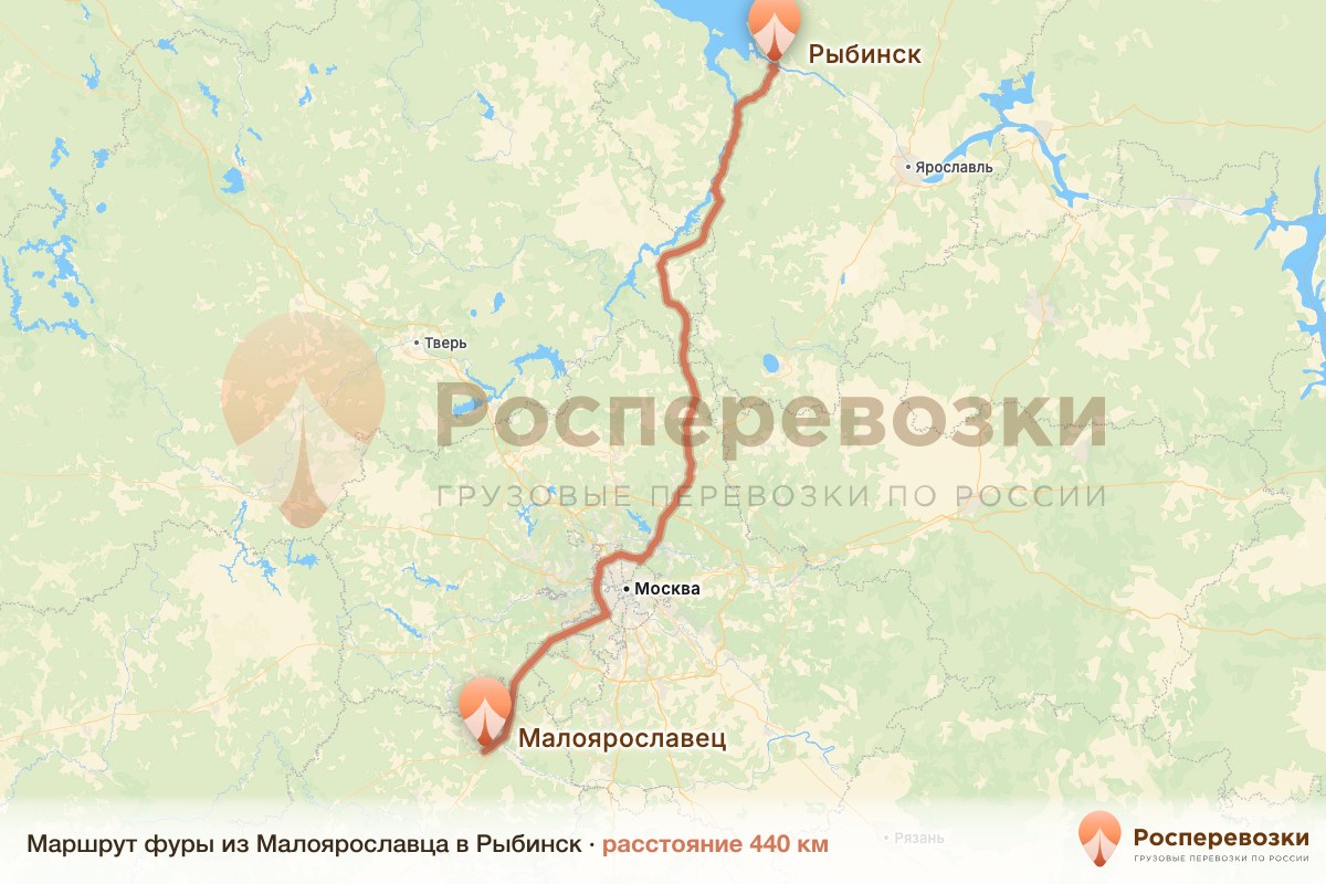 Фура Малоярославец Рыбинск