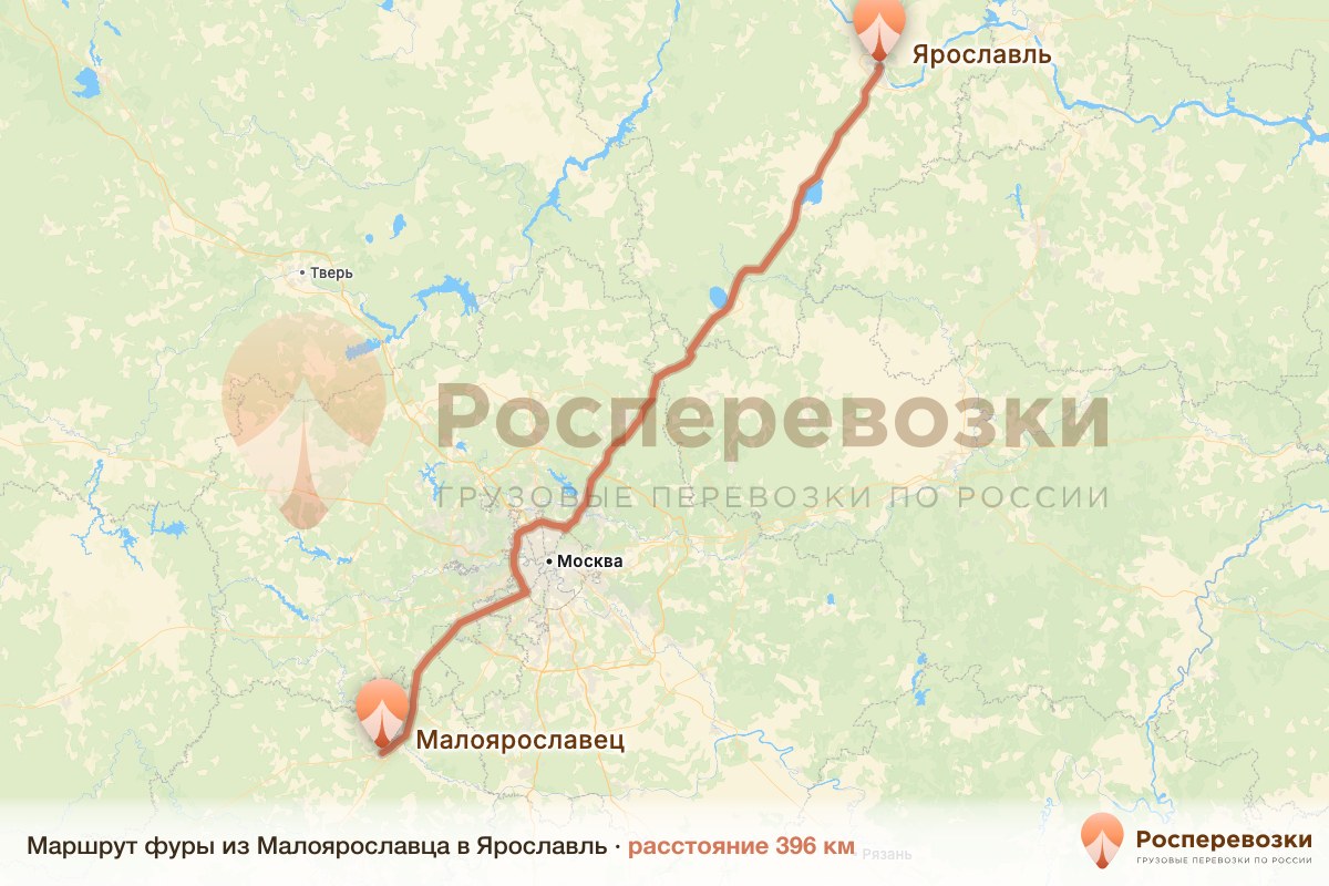 Фура Малоярославец Ярославль