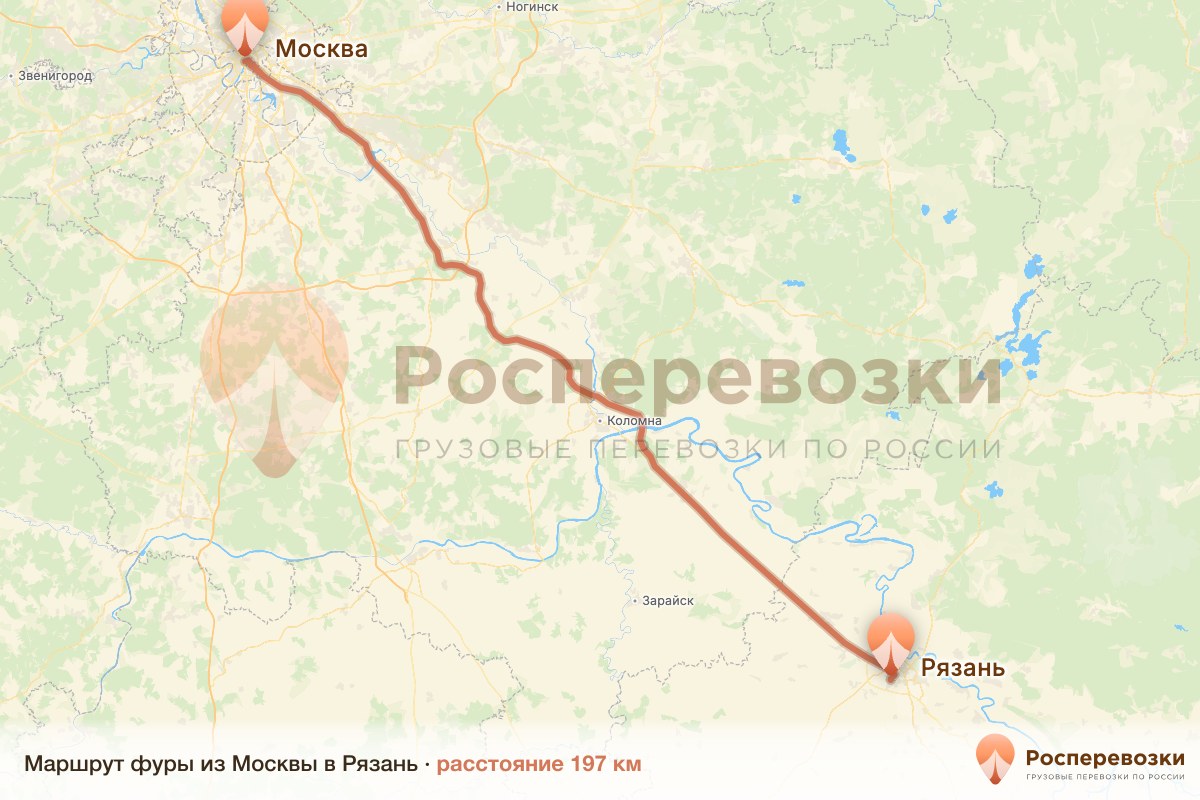 Фура Москва Рязань