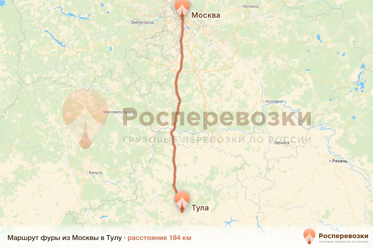 Фура Москва Тула