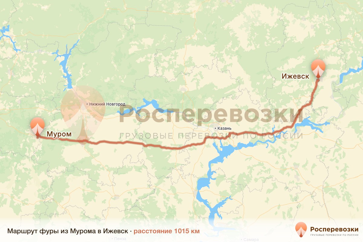 Фура Муром Ижевск
