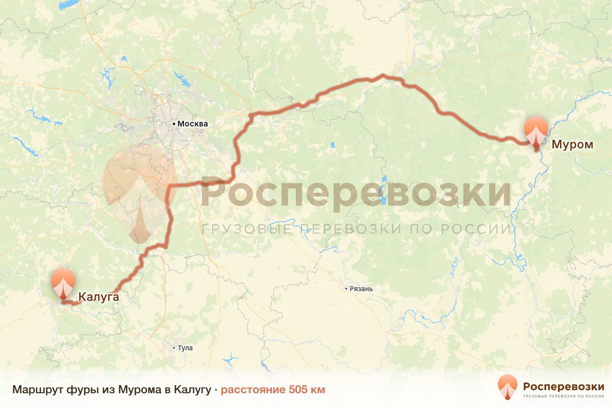 Фура Муром Калуга