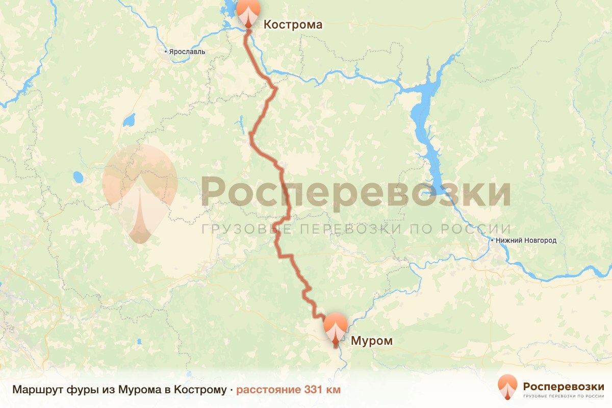 Фура Муром Кострома