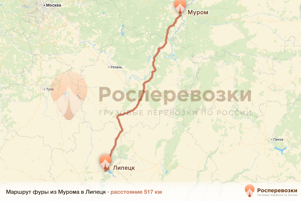 Фура Муром Липецк