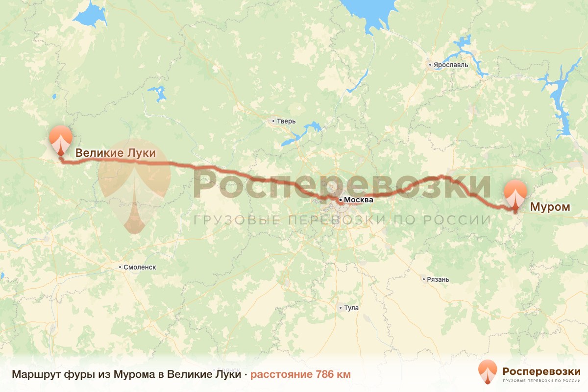 Фура Муром Великие Луки
