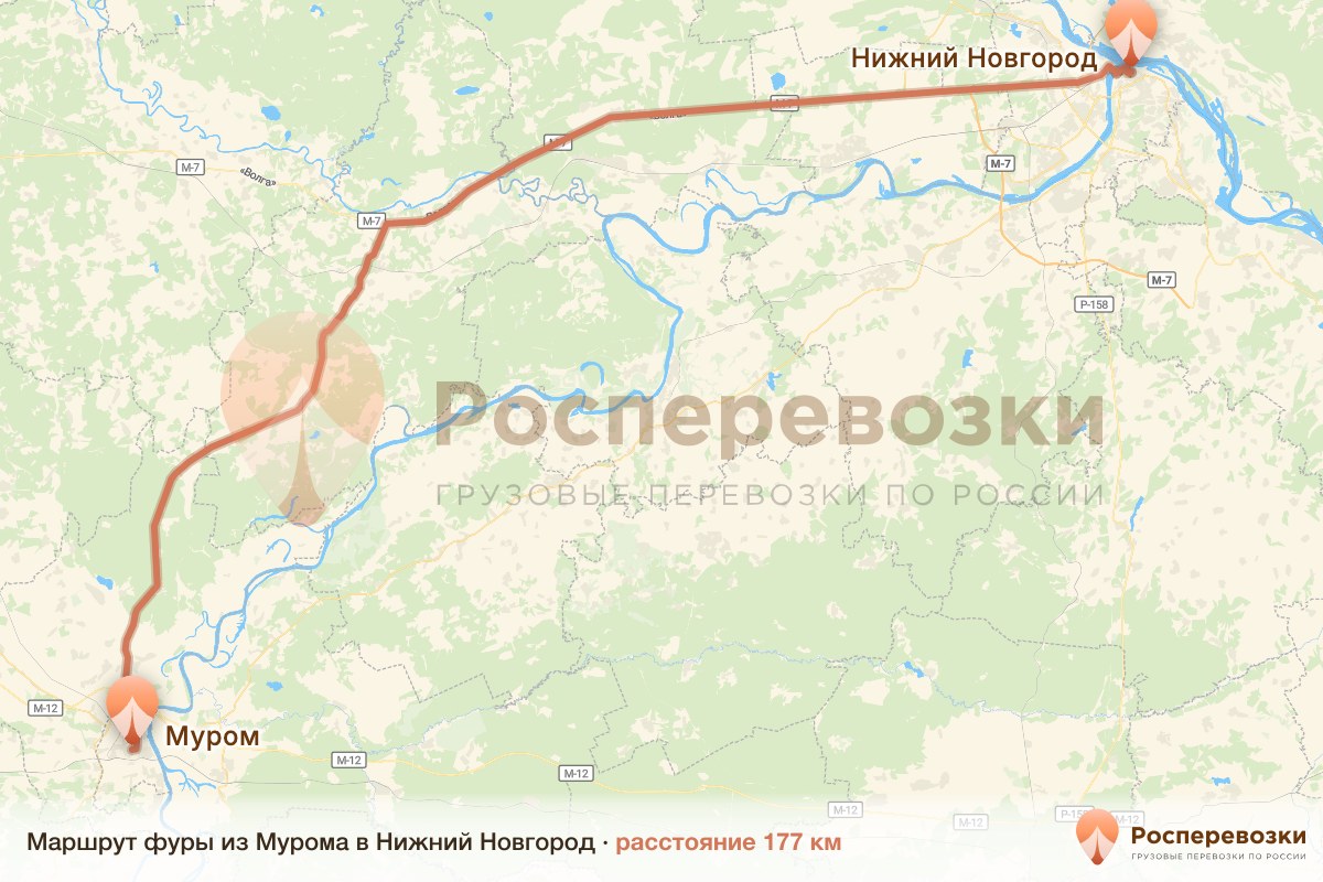 Фура Муром Нижний Новгород