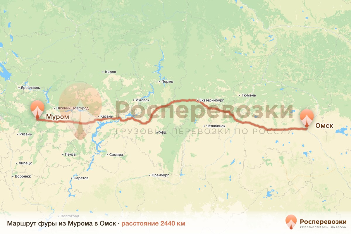 Фура Муром Омск