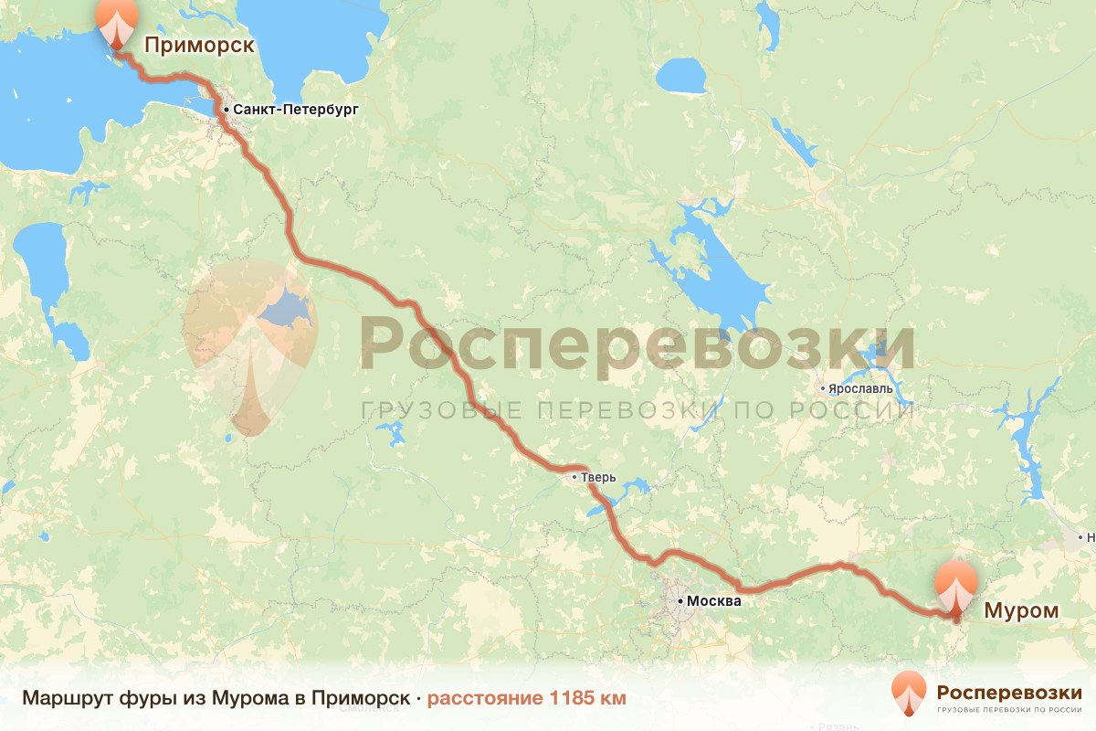Фура Муром Приморск
