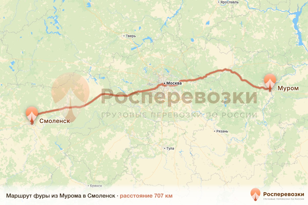Фура Муром Смоленск