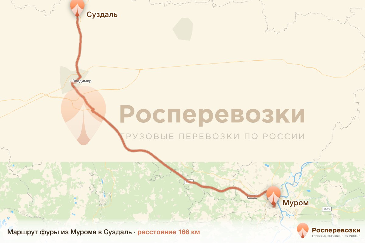 Фура Муром Суздаль
