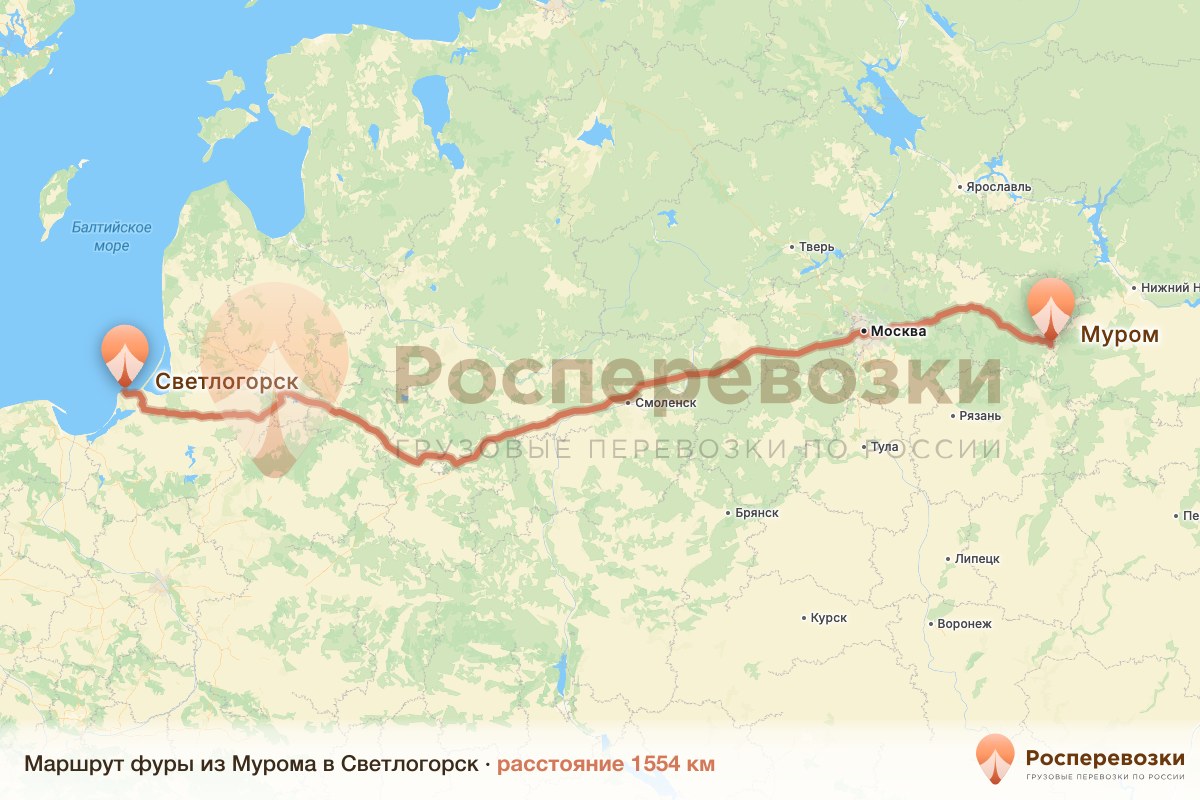 Фура Муром Светлогорск