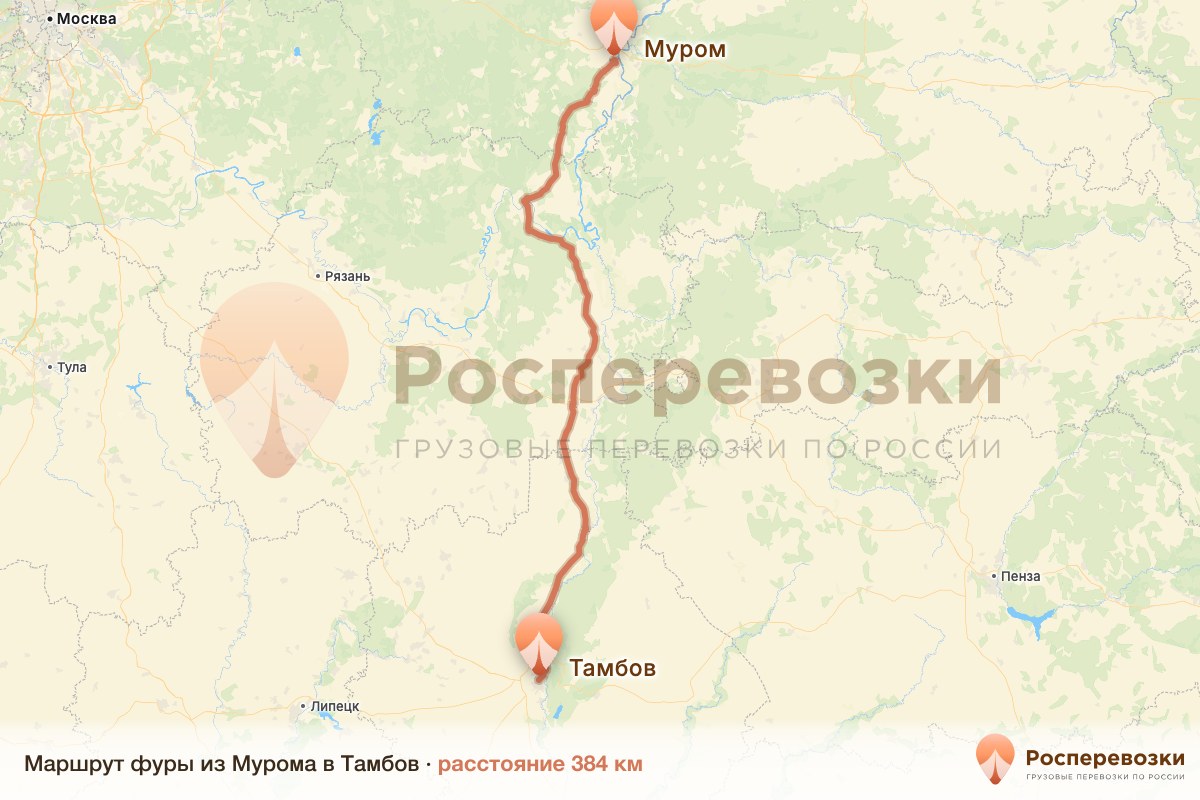 Фура Муром Тамбов