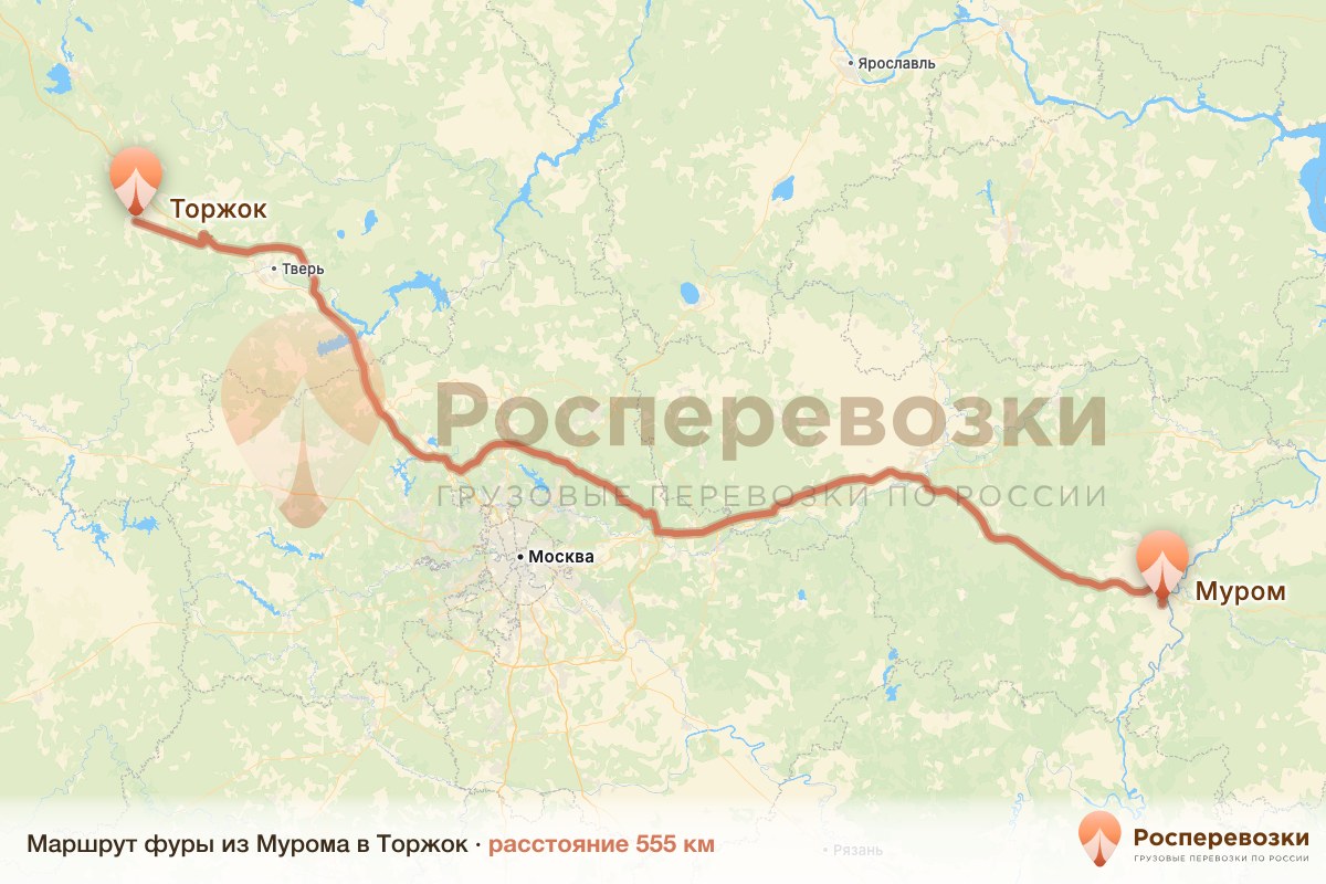 Фура Муром Торжок