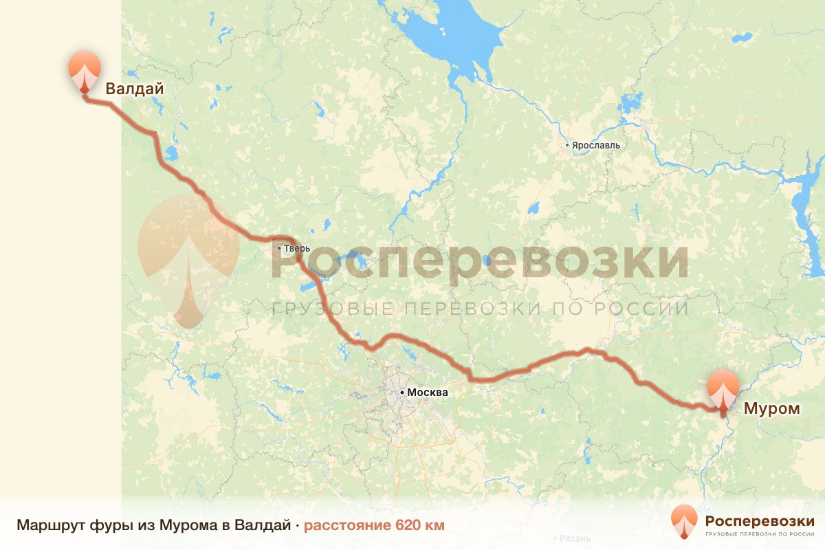 Фура Муром Валдай