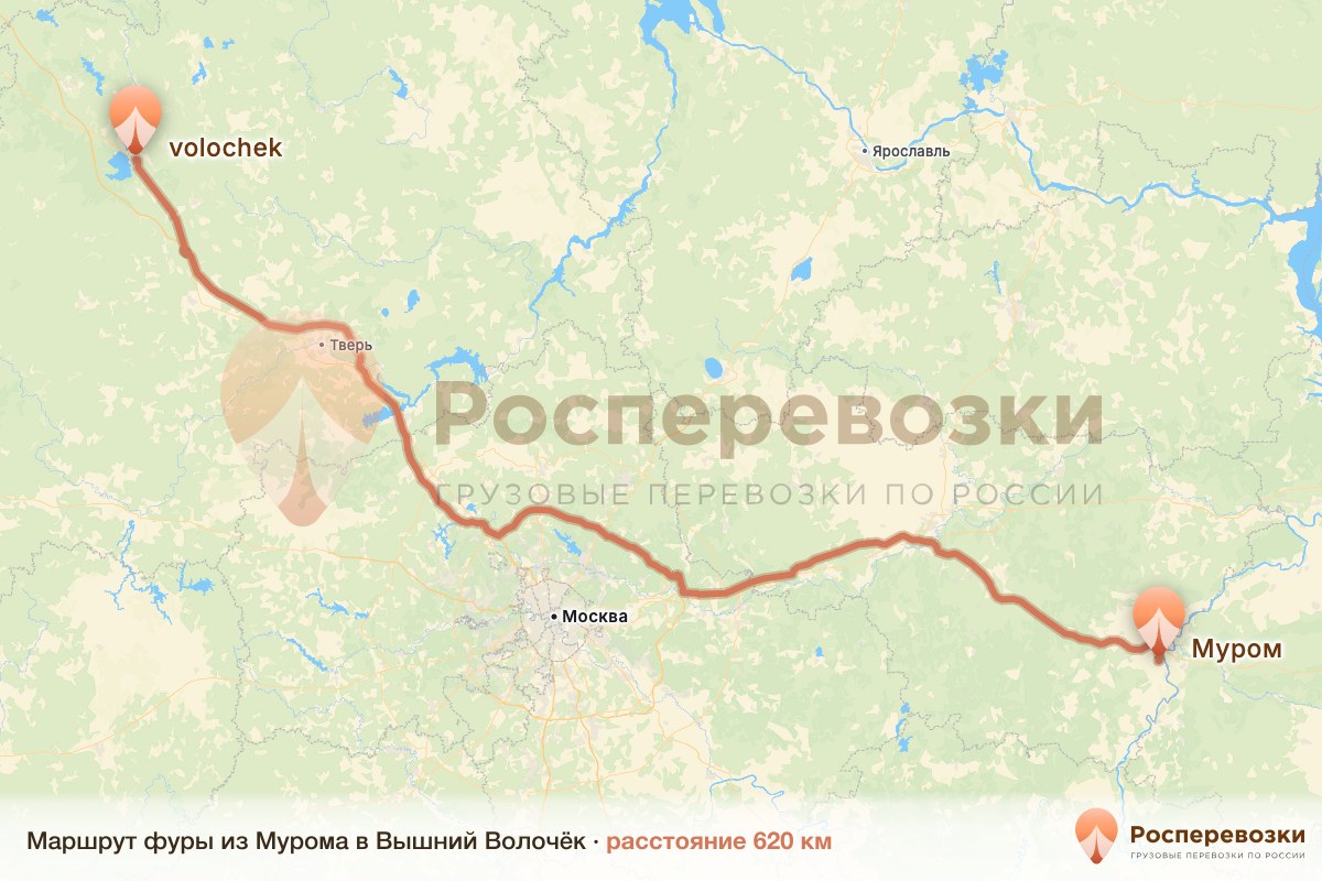 Фура Муром Вышний Волочёк