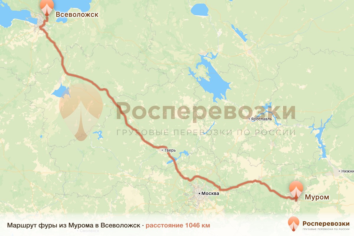 Фура Муром Всеволожск