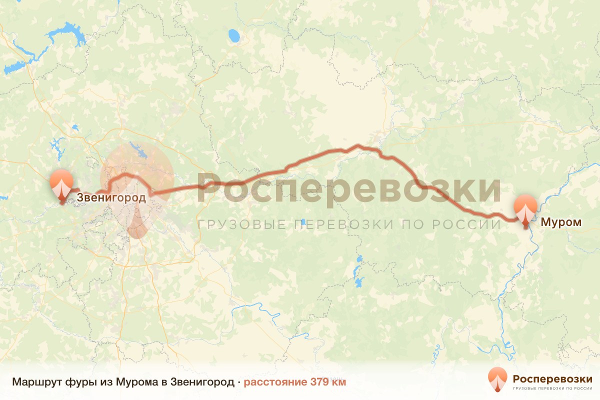 Фура Муром Звенигород