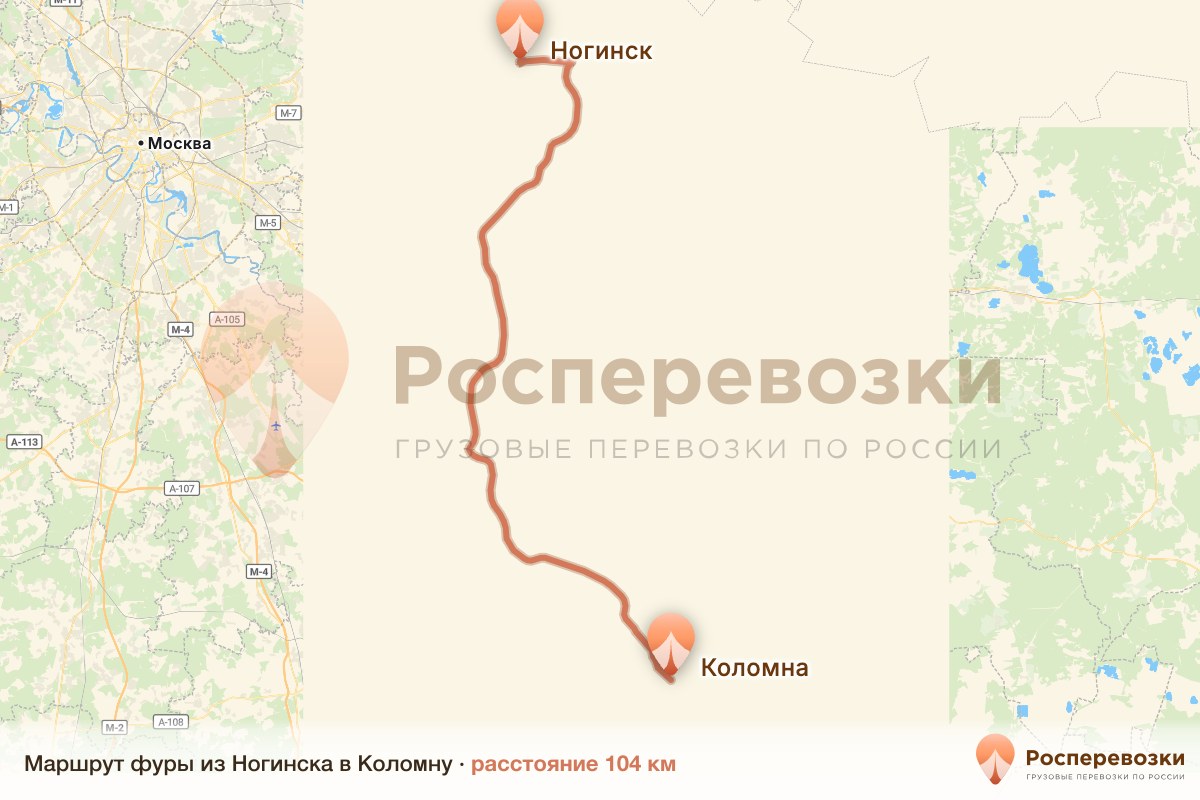 Фура Ногинск Коломна