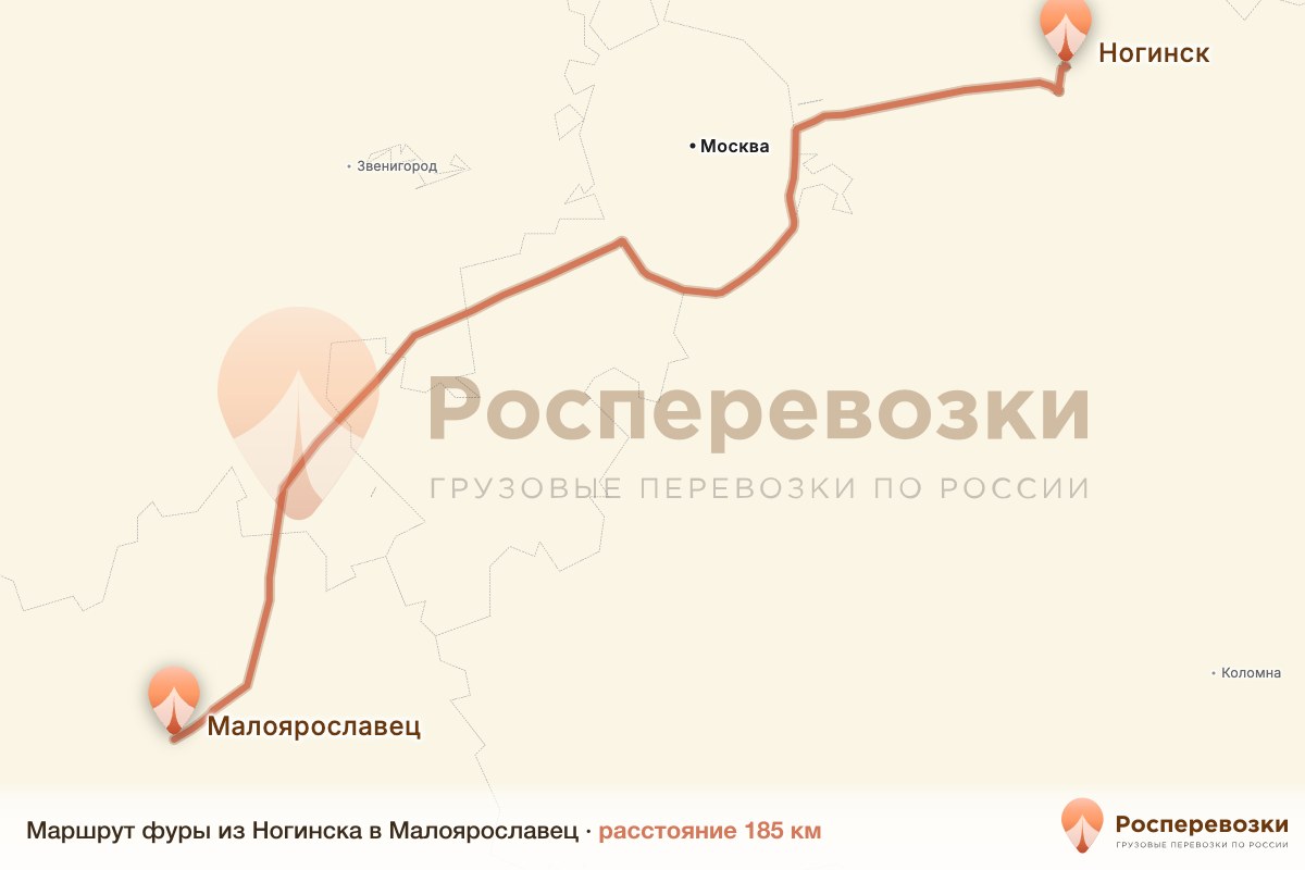 Фура Ногинск Малоярославец