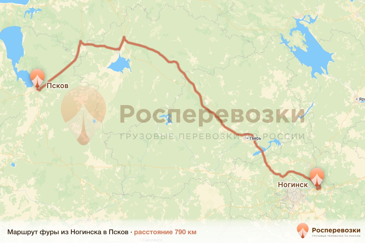 Фура Ногинск Псков