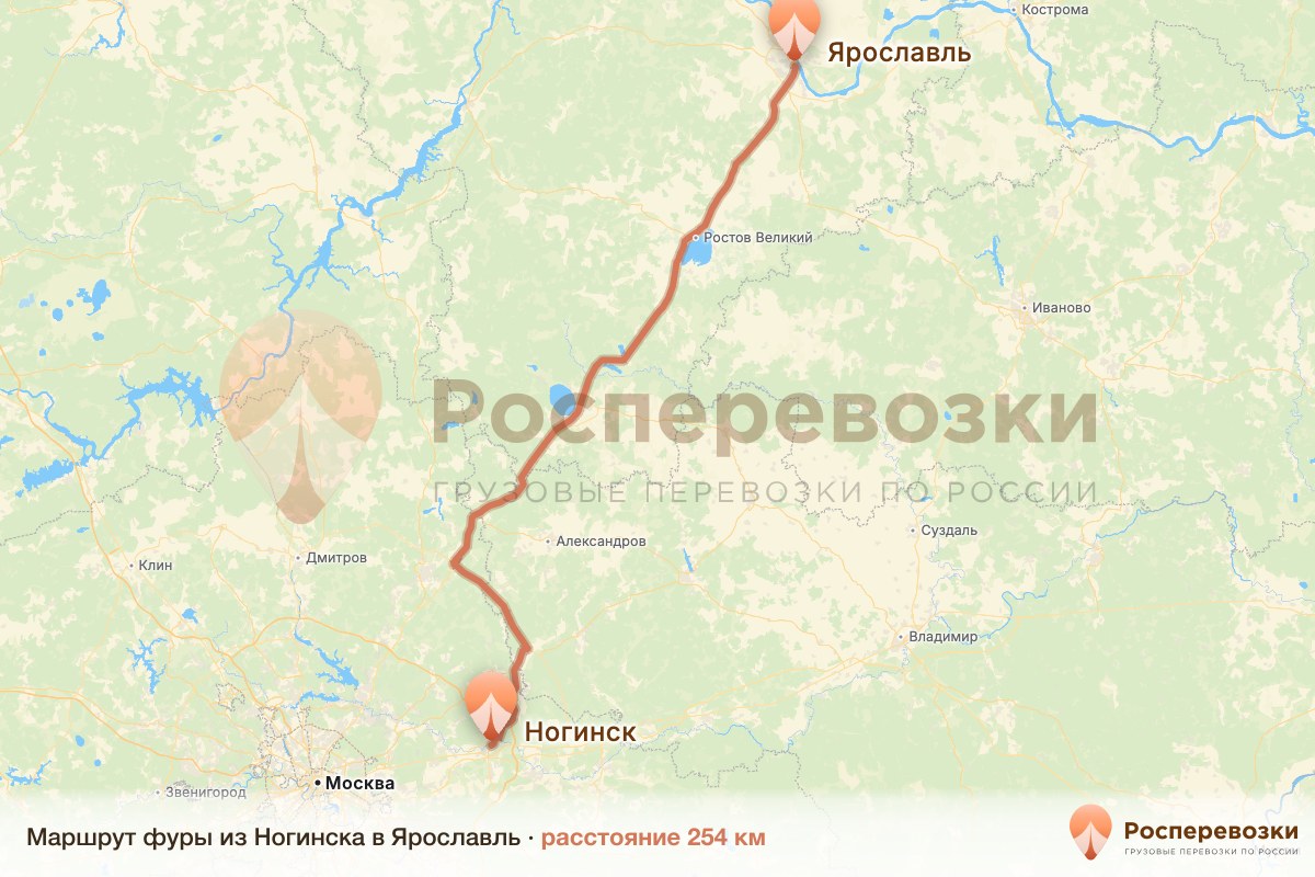 Фура Ногинск Ярославль