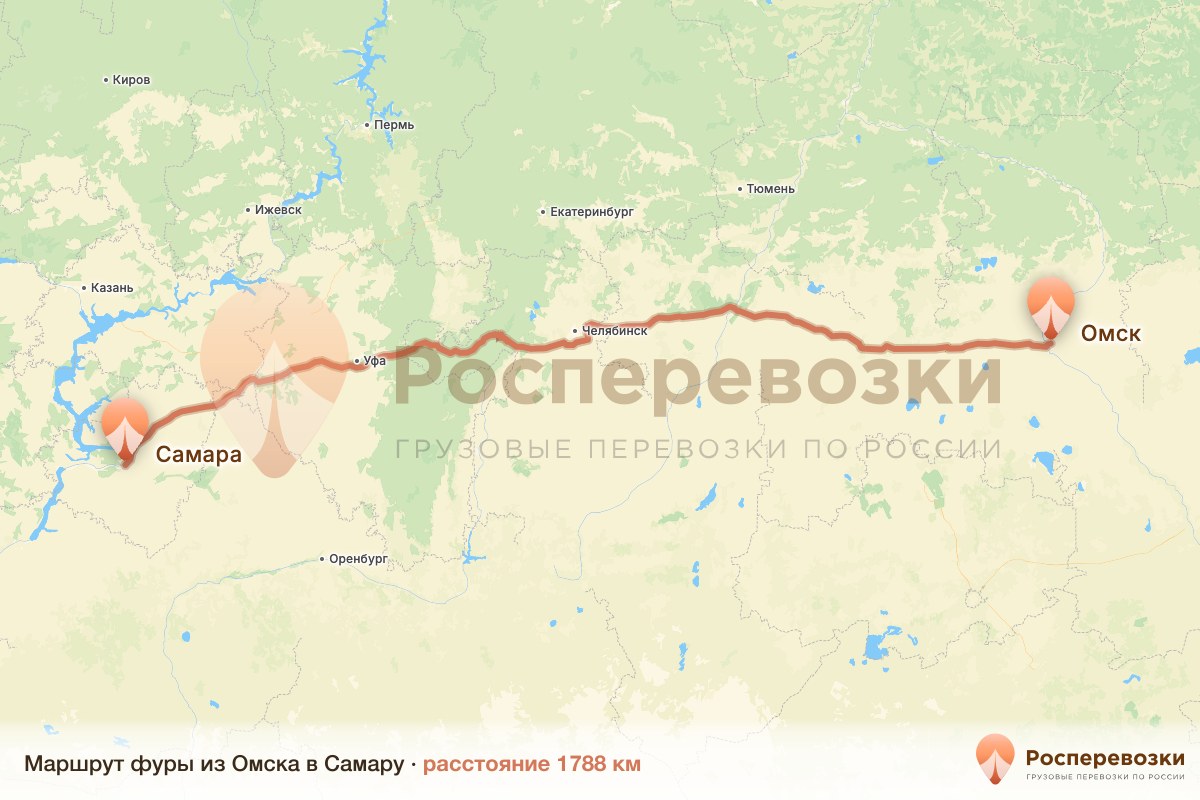 Фура Омск Самара