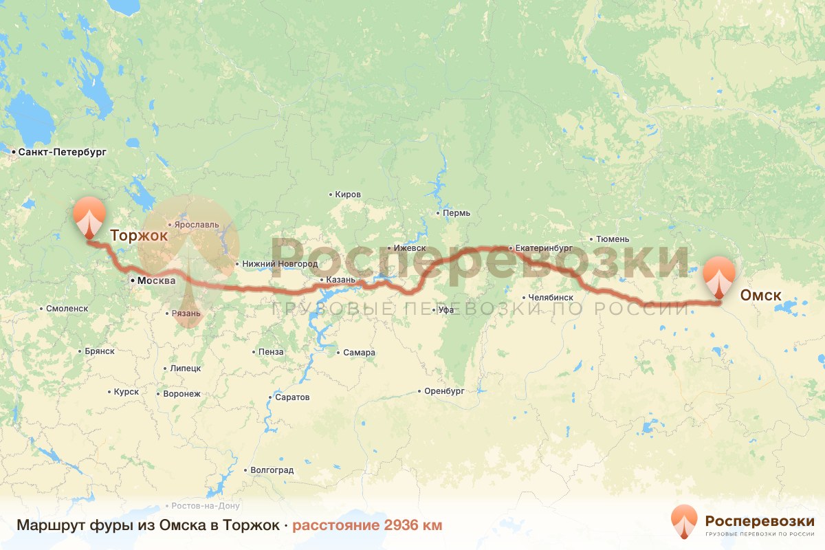 Фура Омск Торжок