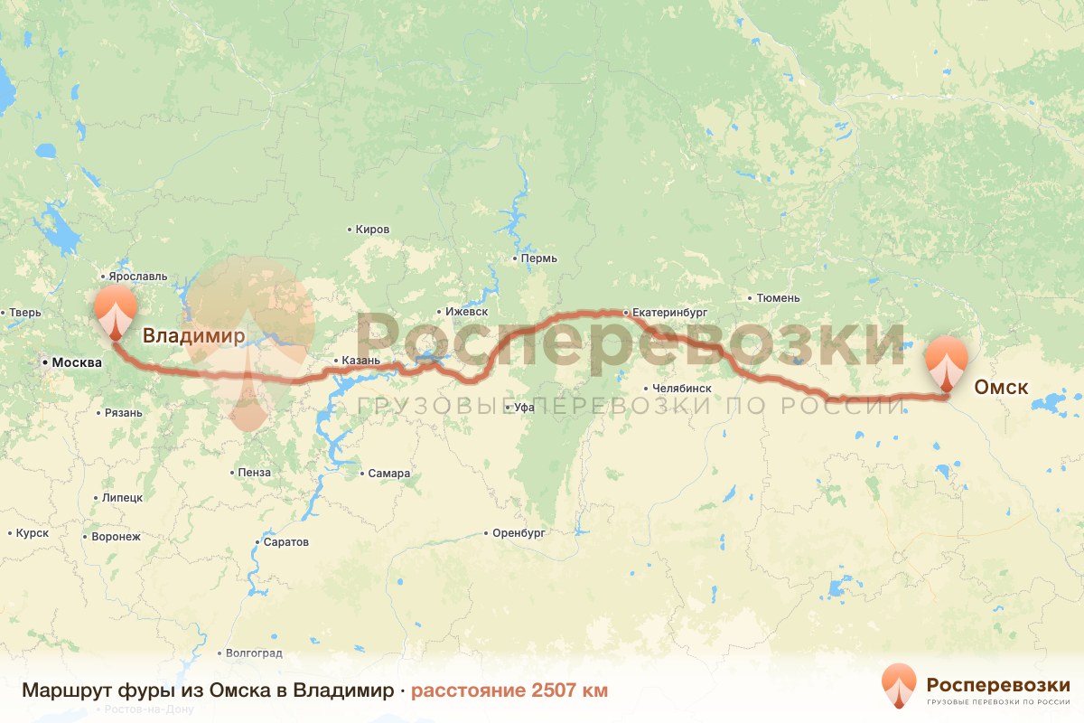 Фура Омск Владимир
