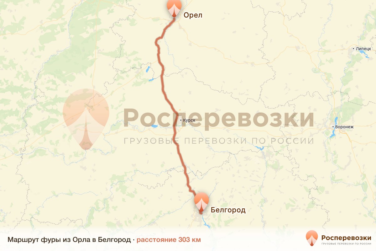 Фура Орел Белгород