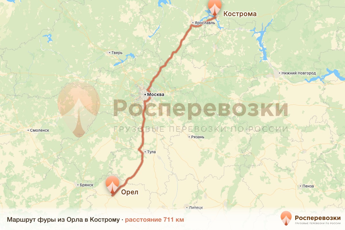 Фура Орел Кострома