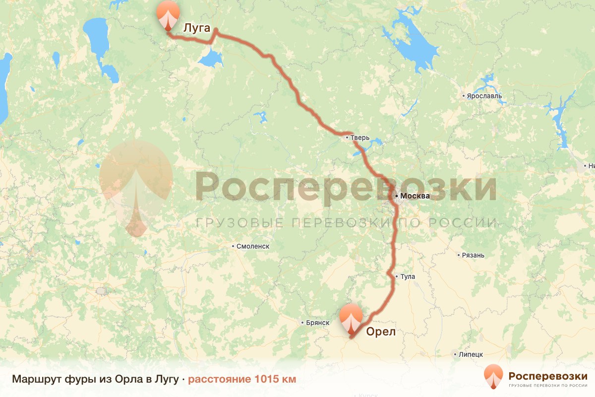 Фура Орел Луга