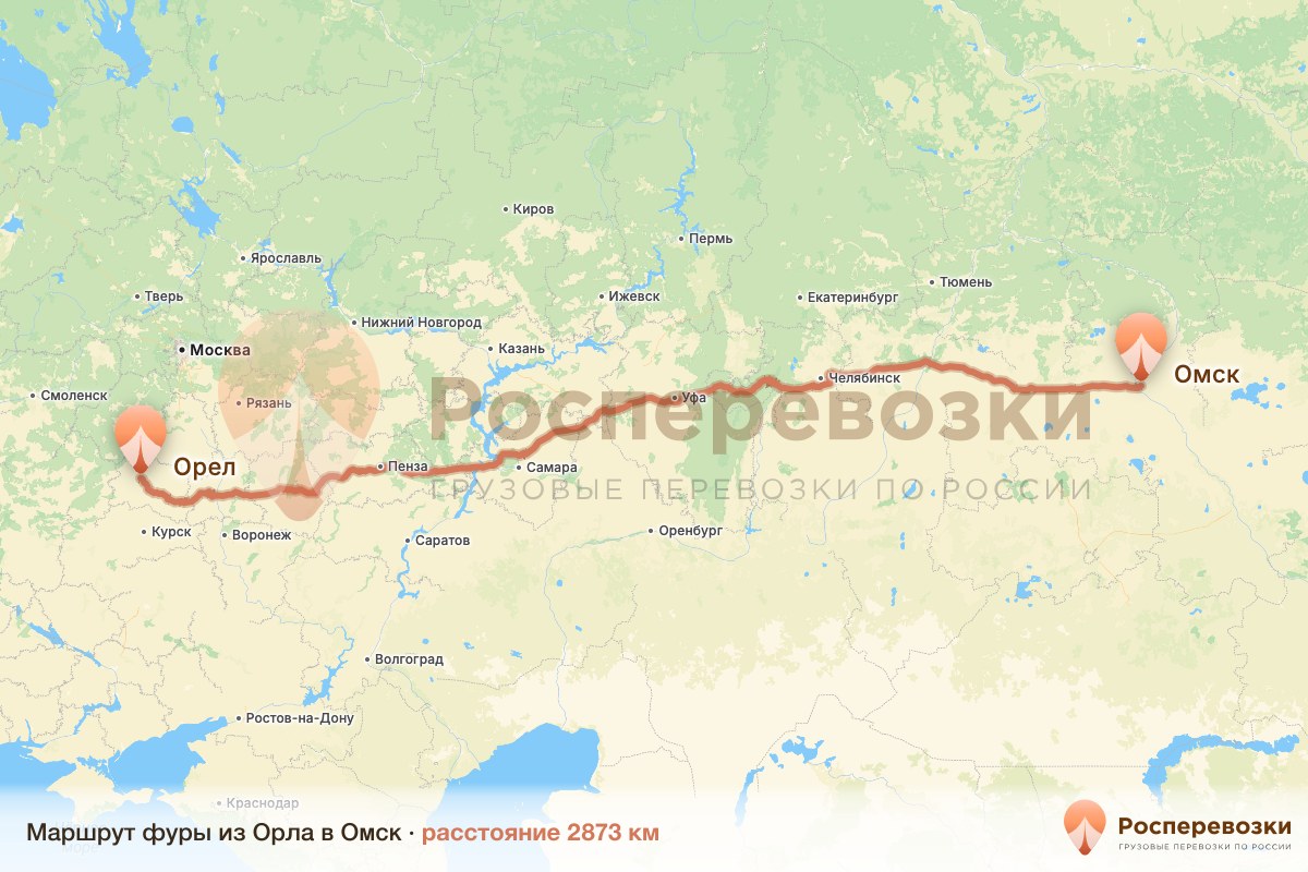 Фура Орел Омск
