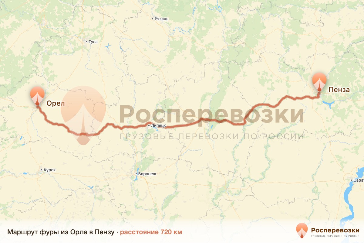 Фура Орел Пенза