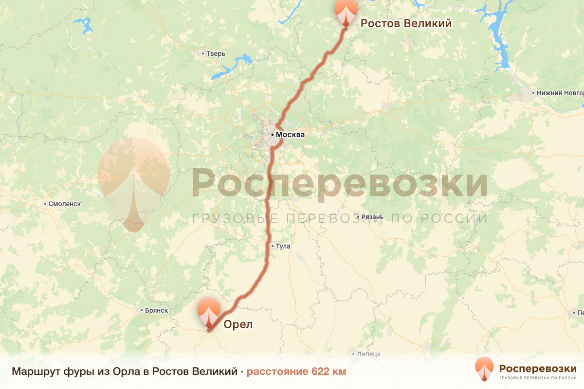 Фура Орел Ростов