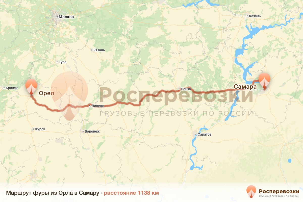 Фура Орел Самара