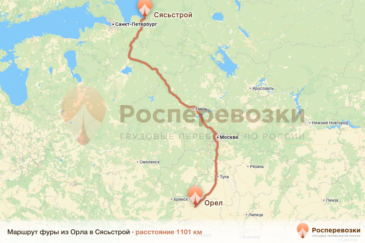 Фура Орел Сясьстрой