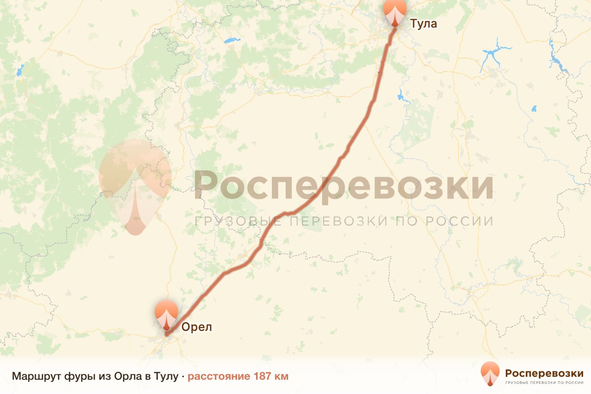 Фура Орел Тула