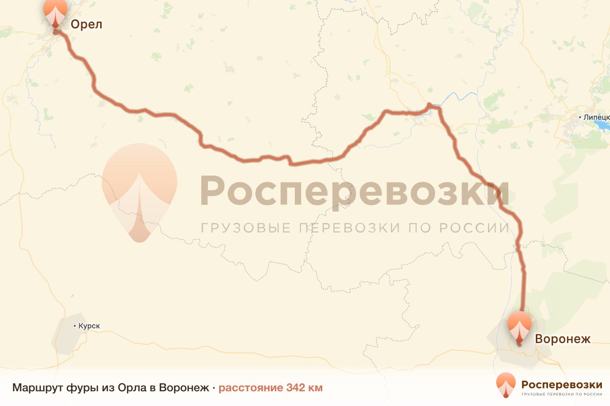 Фура Орел Воронеж