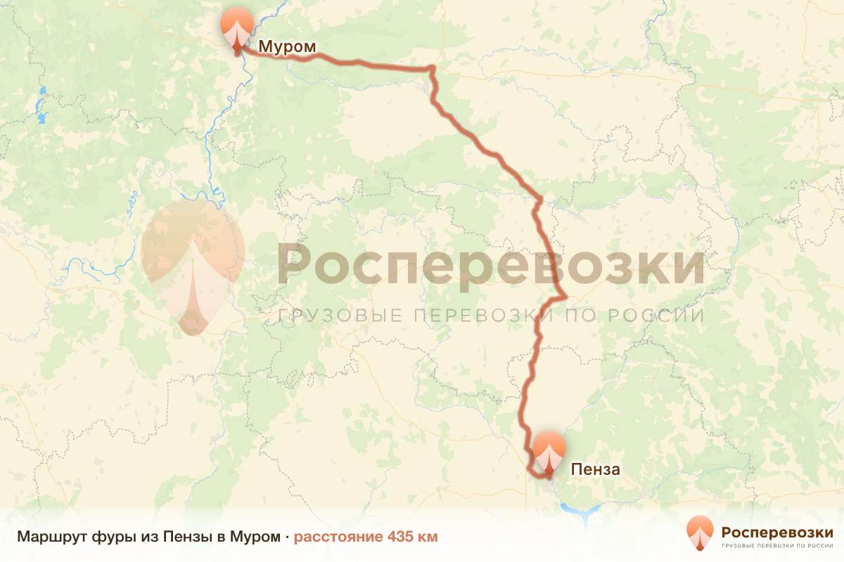 Фура Пенза Муром