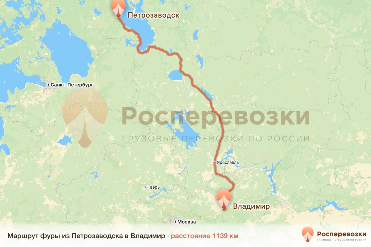 Фура Петрозаводск Владимир
