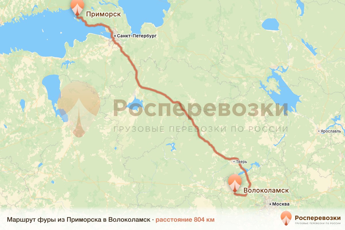 Фура Приморск Волоколамск