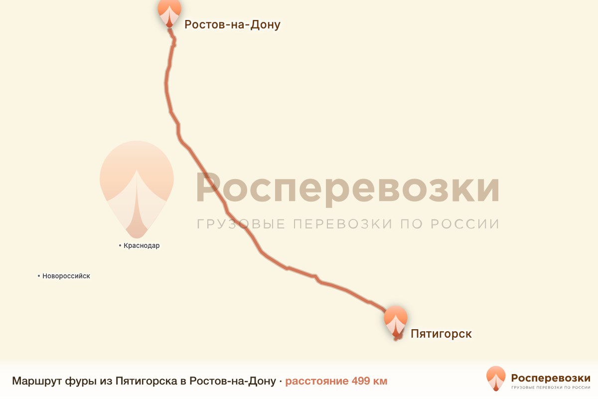 Фура Пятигорск Ростов-на-Дону
